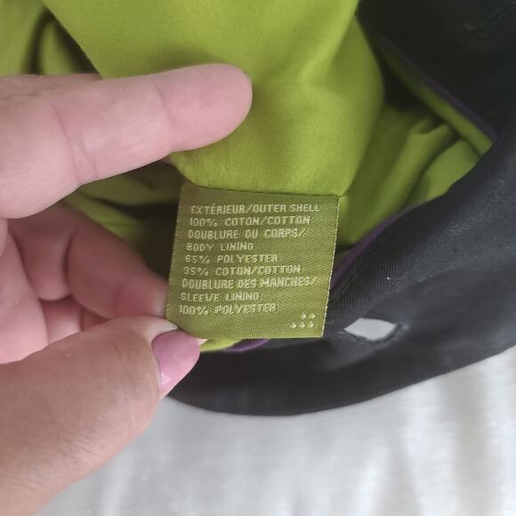 Soia & Kyo funnel neck Cotton black asymmetrical jacket ladies black Size Small - Picture 8 of 9